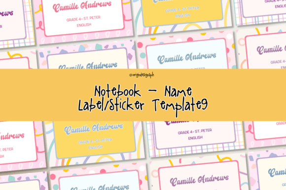 Canva Template - Name Labels9 PLR: A Versatile Tool for Back-to-School Organization