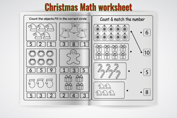 Christmas Math Worksheet for Kids Vol 2: A Practical Guide for Parents and Educators