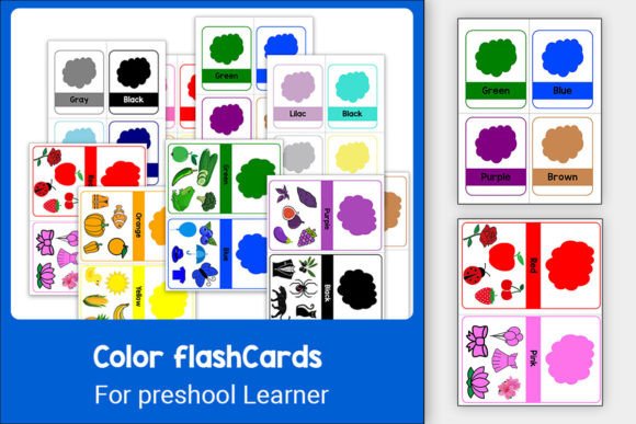 Color Flashcards for Preschool Learners: A Gateway to Early Color Recognition