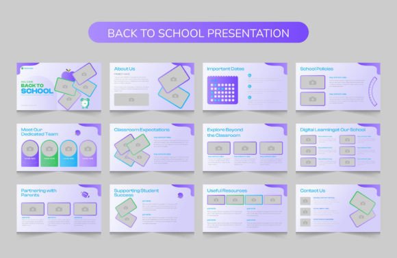 Kids School PowerPoint Presentation: A Modern Tool for Educators and Presenters