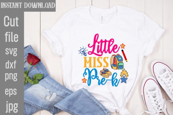 Little Miss Pre-k SVG Cut File: A Creative Resource for Modern Crafters