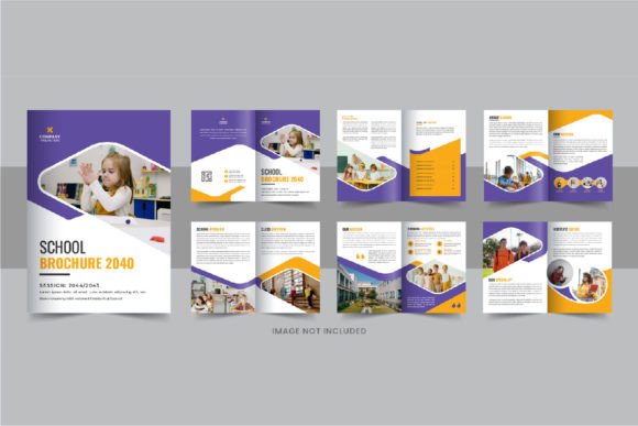 School Admission Brochure Template