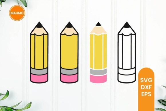 School Pencil Stationery Svg Clipart: A Versatile Tool for Creators and Educators