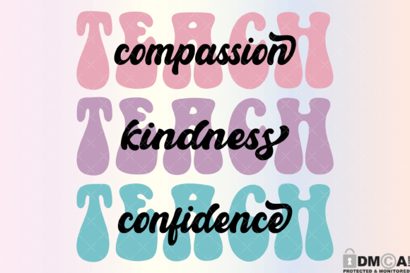 Teach Compassion SVG PNG: A Versatile Design for Creative Projects